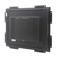 Ucuz açık çerçeve kapasitif dokunmatik ekran display12. Inç Metal ev monitör ile VGA/AV/HD-MI