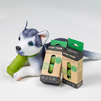 Sacs de crottes de chien en fécule de maïs 100% biodégradables et compostables personnalisés en gros