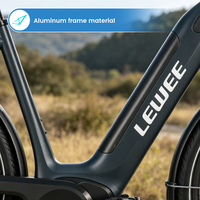 Bicicleta Urbana en Oferta, Cuadro de Aleación de 28 Pulgadas, 7 Velocidades, Frenos de Disco Hidráulicos, Bicicleta Eléctrica Urbana