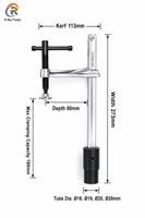 Pince de serrage réglable en acier A3 forgé à chaud, type T, 16D, pour table de soudage