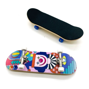 AILEFU nuevo Material Finger Skateboard <span class=keywords><strong>Tech</strong></span> <span class=keywords><strong>Deck</strong></span> con pegatinas para juguete Unisex - Product Image 6