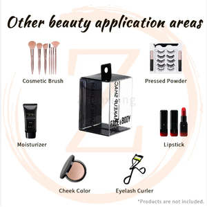 Fábrica de China Auto-Bottom Soft Indention Embalaje de plástico Caja plegable impresa <span class=keywords><strong>para</strong></span> lápiz labial Perfume Aceite esencial Embalaje de regalo - Product Image 5