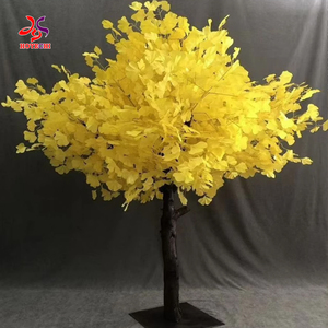 Árbol de <span class=keywords><strong>ginkgo</strong></span> dorado artificial de alta calidad, perfecto para la decoración de eventos, incluidos parques, jardines y eventos corporativos - Product Image 2