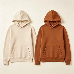 Vente Flash : Sweat à Capuche en Polaire Tricoté Personnalisé avec Logo, Vente en Gros, Unisexe, Coton - Product Image 1