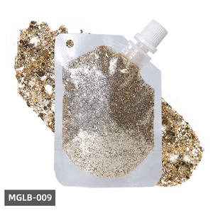 Nouveau produit – Gloss à lèvres végétalien transparent ultra-brillant à marque privée, gel bio scintillant pour maquillage quotidien, applicateur de paillettes corporelles - Product Image 3