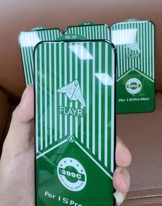 Galvanoplastia Aceite de huella dactilar 300C Super Large ARC HD OG Protector de pantalla de vidrio templado para iPhone 16 Pro Max Film - Product Image 4