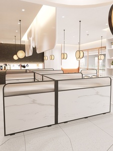 Panneau de séparation mi-hauteur pour restaurants, bars à barbecue, salons de thé – Écran décoratif simple et moderne - Product Image 2