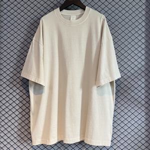 <span class=keywords><strong>OEM</strong></span>粉扑印花100% 棉石酸洗升华重量级t恤定制印花刺绣复古水洗t恤 - Product Image 2