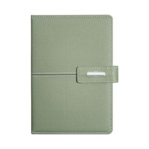 Carnet de notes A5 en cuir personnalisé pour entreprise, journal de bureau, coffret cadeau avec stylo de luxe - Product Image 1