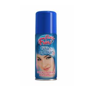 Spray colorante per capelli blu, lacca temporanea per feste e divertimento. - Product Image 1
