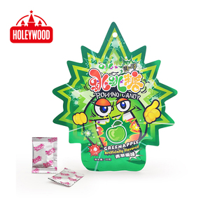 Holeywood Spark <span class=keywords><strong>Apple</strong></span> popping <span class=keywords><strong>Candy</strong></span> 15g กรดหวานผงฮาลาลได้รับการรับรองบรรจุในถุง - Product Image 1