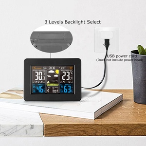 Station météo sans fil, thermomètre intérieur/extérieur, hygromètre, baromètre numérique, prévisions météorologiques, décoration intérieure - Product Image 3