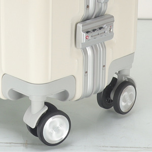 KIKO Luggage 20 Inch Student <b>Suitcase</b> PC Material Stripe Design TSA <b>Lock</b> Travel Carry-on Bag - Product Image 3