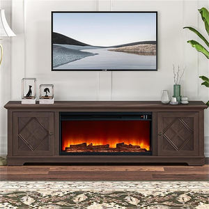 מפעל סיטונאי LED מקורה דקורטיבי אש מקום להכניס שלט רחוק קוורץ אינפרא אדום חשמלי אח תנורי חימום - Product Image 1