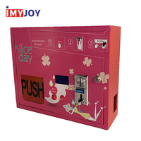 Distributeur automatique de serviettes hygiéniques avec accepteur de pièces Paiement de billets de banque Capacité 25/100 pièces Produit de divertissement sportif