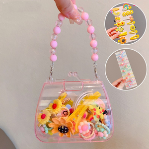 Accesorio para el Cabello para Niñas, Regalo, Pinza para el Cabello de Princesa, Juego de Accesorios para el Cabello de Dibujos Animados para Niñas con Bolso - Product Image 3