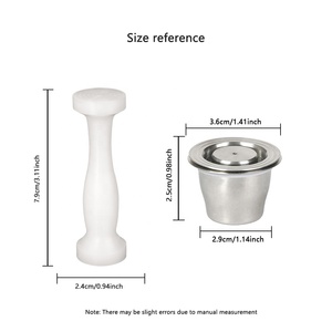 Caffè in cialde capsule caffè 1 manomissione riutilizzabile strumento di Design classico Coffeeware con Nespresso birrai originali - Product Image 2