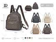 Floral Pattern <b>Backpack</b> <b>Medium</b> Capacity Zipper Closure Daily Use Fashion Style Shoulder Strap Polyester Material - Product Image 1