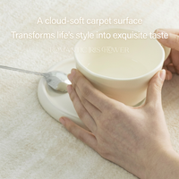 EiffelHome Tapis de couloir moderne et minimaliste à poils moyens en polyester, avec envers antidérapant, pour salon, prix abordable