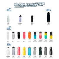 Bouteille d'eau de vélo réutilisable et écologique de 750 ml avec couvercle, pour le sport cycliste, portable pour l'extérieur