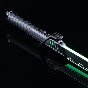 <span class=keywords><strong>Sabre</strong></span> <span class=keywords><strong>laser</strong></span> métallique transfrontalier The Mandalorian Dark Saber Pixel Edition pour adulte, accessoire de jeu professionnel haut de gamme - Product Image 3