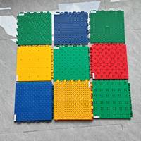 Dalles de sol suspendues en PP pour terrain de basketball intérieur haute densité, 304,8 x 304,8 mm (12 " x 12 "), non toxiques, imperméables, ignifuges