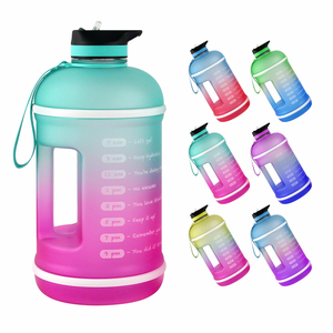 Passer <span class=keywords><strong>la</strong></span> commande directement 2.5l/demi gallon 64 oz <span class=keywords><strong>motivation</strong></span> bouteille d'eau avec de <span class=keywords><strong>la</strong></span> paille givré - Product Image 4