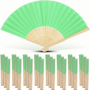 Indian Wedding Bamboo Hand Fans Custom Henna <b>Pattern</b> Mirror Work Portable <b>Paper</b> Fans for Home Decoration Carved Painted Love - Product Image 2