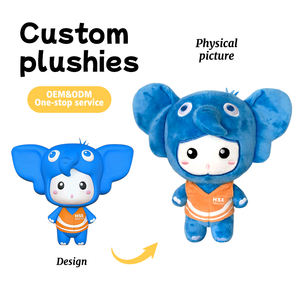 工場 オリジナル デザイン オーダーメイド ぬいぐるみ フィギュア トイ マスコット ドール キャラクター スーツ 企業向けギフト - Product Image 1