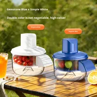Heetverkopende slimme automatische elektrische fruit- en groenteschilmachine, opvouwbaar ontwerp, roestvrijstalen mes voor huishoudelijk gebruik