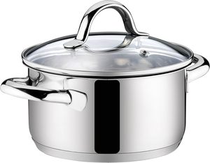 ty-Kitchenware Stainless Steel <b>Cookware</b> Set Silver Pot 304 OEMpots and Pans Set Induction Cooking - Product Image 4