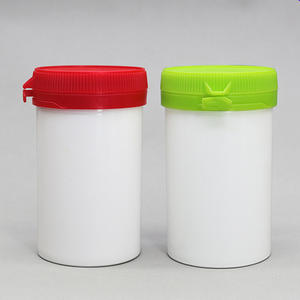 Lege witte plastic pil-vitaminefles met afscheurbare dop voor gedroogd fruit, muntgranulaat, probiotica poeder, capsuleverpakking 150CC - Product Image 4