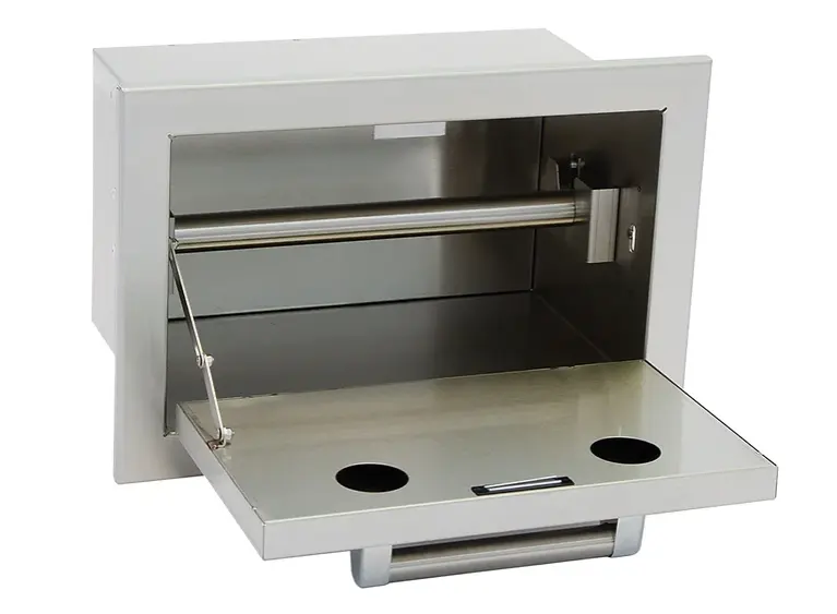 Custom Stainless Steel Professional Gas Grill BBQ Outdoor Kitchen Cabinet Paper Towel Holder