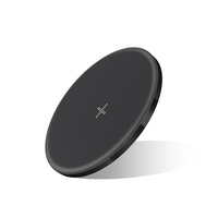 Chargeur sans fil rapide 15W avec entrée Type-C, chargeur sans fil personnalisé avec logo OEM ODM CE FCC ROHS - compatible avec les smartphones et les montres intelligentes