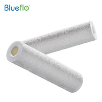 Cartridge Lọc Nhà Ở PP 5 Micron 10 Inch Trầm Tích Lọc Tan Chảy Thổi Nến Cartridge Cho Xử Lý Nước