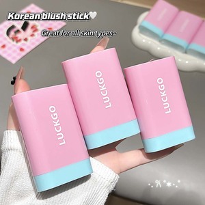 บลัชออนเนื้อครีมแบบแท่ง LUCKGO Water Glow บลัชออนอเนกประสงค์ ทินท์แก้มสไตล์<span class=keywords><strong>เกาหลี</strong></span> ให้ลุคฉ่ำวาวเป็นธรรมชาติ บลัชออนแบบแท่ง ขายส่ง - Product Image 2