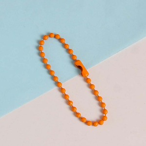 Sơn Màu Đính Cườm Chuỗi/2.4Mm Tag Chuỗi Sóng Đính Cườm Chuỗi/Đồ Trang Sức Chuỗi Móc Chìa Khóa Túi Mặt Dây Chuyền Guka Tự Làm Chuỗi 120*2.4Mm - Product Image 1
