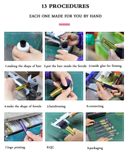 Pinceau de maquillage professionnel pour débutants, manche en bois massif, <span class=keywords><strong>peinture</strong></span> à base d'eau, logo personnalisé YM Factory - Product Image 6