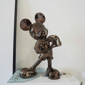 Scultura Creativa Dipinta a Mano per Soggiorno, Grande Decorazione da Pavimento, Artigianato in Resina di Alta Qualità - Product Image 3