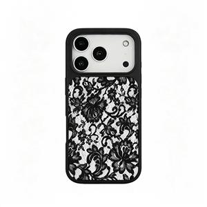 <span class=keywords><strong>Coque</strong></span> de téléphone texturée litchi à motif dentelle style Ins pour <span class=keywords><strong>iPhone</strong></span> 17 Air 16 14 15 Pro Plus 18 13 <span class=keywords><strong>12</strong></span> 11 Pro Max XR XS MAX - Product Image 1