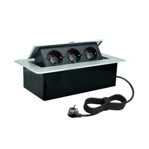 Durevole Pop up universale da tavolo da tavolo presa elettrica da scrivania presa Pop up presa di corrente per cucina e ufficio - Product Image 1