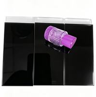 Plaque acrylique noire solide (Plexiglas/Résistante aux UV) 2 mm d'épaisseur 220x440 mm Découpe sur mesure pour signalétique artisanale et présentoirs