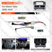 Kit Radio en Gros pour Nissan Tiida 2005-2010 12,3 pouces LHD/RHD Gris Fer Climatisation Manuelle/Automatique Ensemble Complet Installation Facile