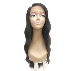 Peluca de encaje sintético resistente al calor para mujer negra, cabello largo ondulado con ondas al agua, novedad, precio al por mayor - Product Image 4