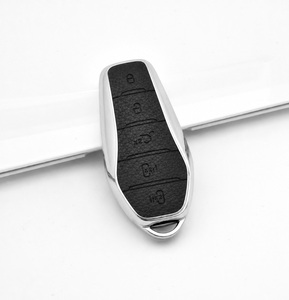 Funda <span class=keywords><strong>de</strong></span> cuero y TPU para llave <span class=keywords><strong>de</strong></span> coche <span class=keywords><strong>de</strong></span> 4 o 5 botones, carcasa protectora para Byd Summer Xia M9 Seagull Atto 1 3 Dolphin - Product Image 3