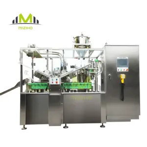 high speed aluminum tube filling and sealing machine for toothpaste and creams