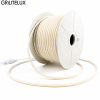 Tira de LED COB de 100M 220V, 288 LED, IP67, 950lm, 50cm, de Cobre, para Iluminación de Paisajes y Contornos de Edificios