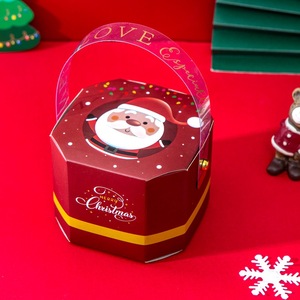 Kerst Ornament Snoepdozen Shatterproof Wit Karton Opknoping Decor Dessert Container - Product Image 3