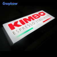 Kotak Lampu Iklan LED Tahan Air Kustom untuk Luar Ruangan dengan Bingkai Aluminium Snap dan Poster Logo Cetak UV untuk Restoran Kafe