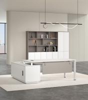 Personnel Bureau moderne en forme de l Bureau Gestionnaire de bureau Poste de travail avec armoire haute
